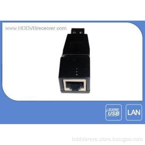 Compact DVB Accessories USB To RJ45 LAN Converter For Deskt